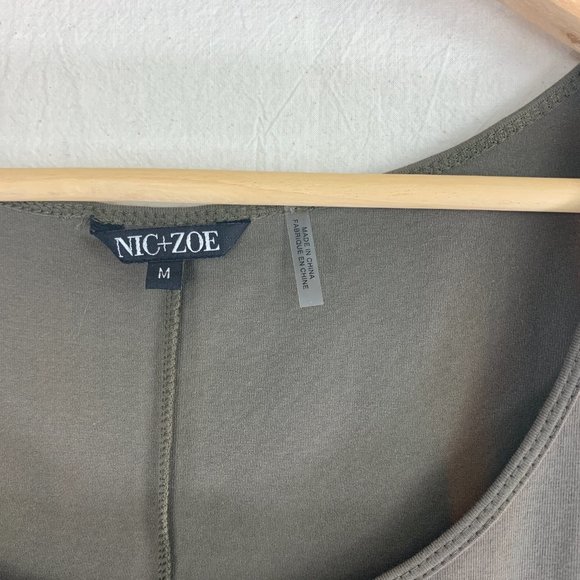 Nic+Zoe Perfect Tank Top in Dark Olive - Picture 6 of 8